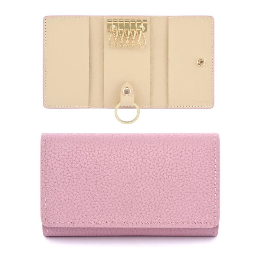 Dress Up Your Purse TOGO LEATHER KEY CASE Dusty Pink